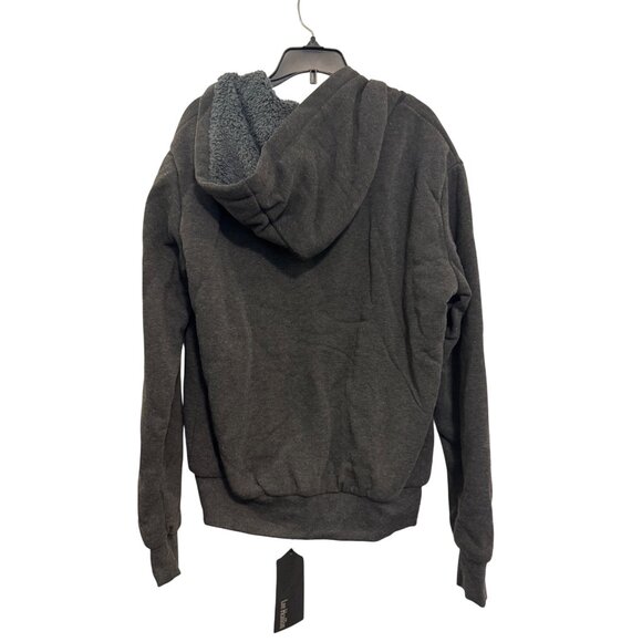 Lee HanTon Womens Hooded Zip-Up Jacket XL Charcoal Gray Soft Lined Super Star Pr - Picture 6 of 7